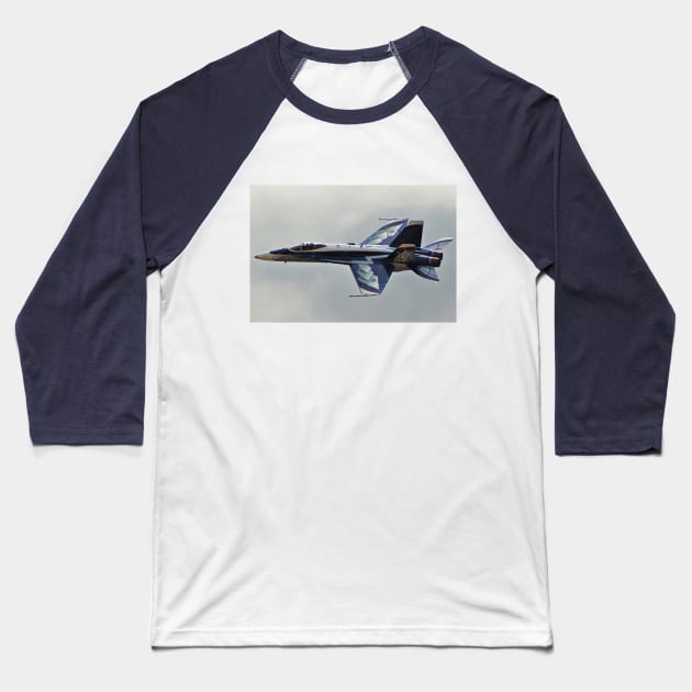 NORAD 60 CF-18 Hornet Baseball T-Shirt by acefox1